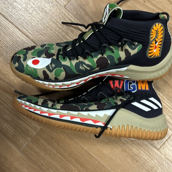 A Bathing Ape Bape Dame 4 shoes - Picture 7 of 8
